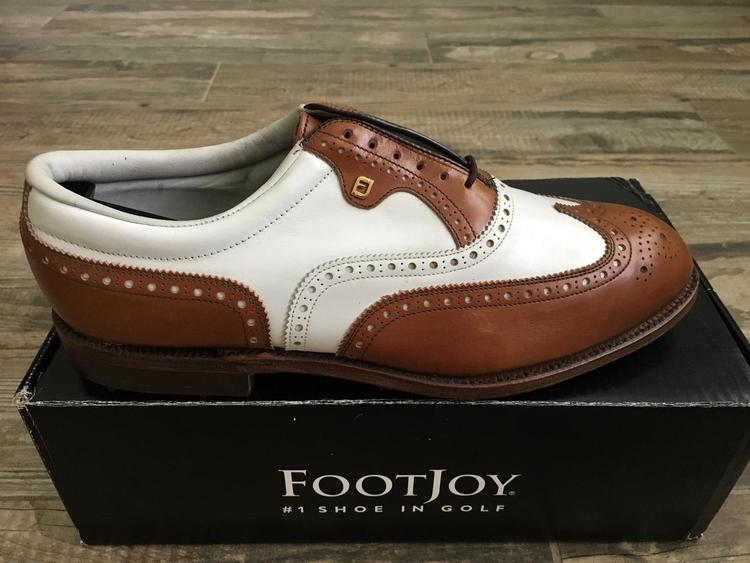 footjoy classic wingtip golf shoes