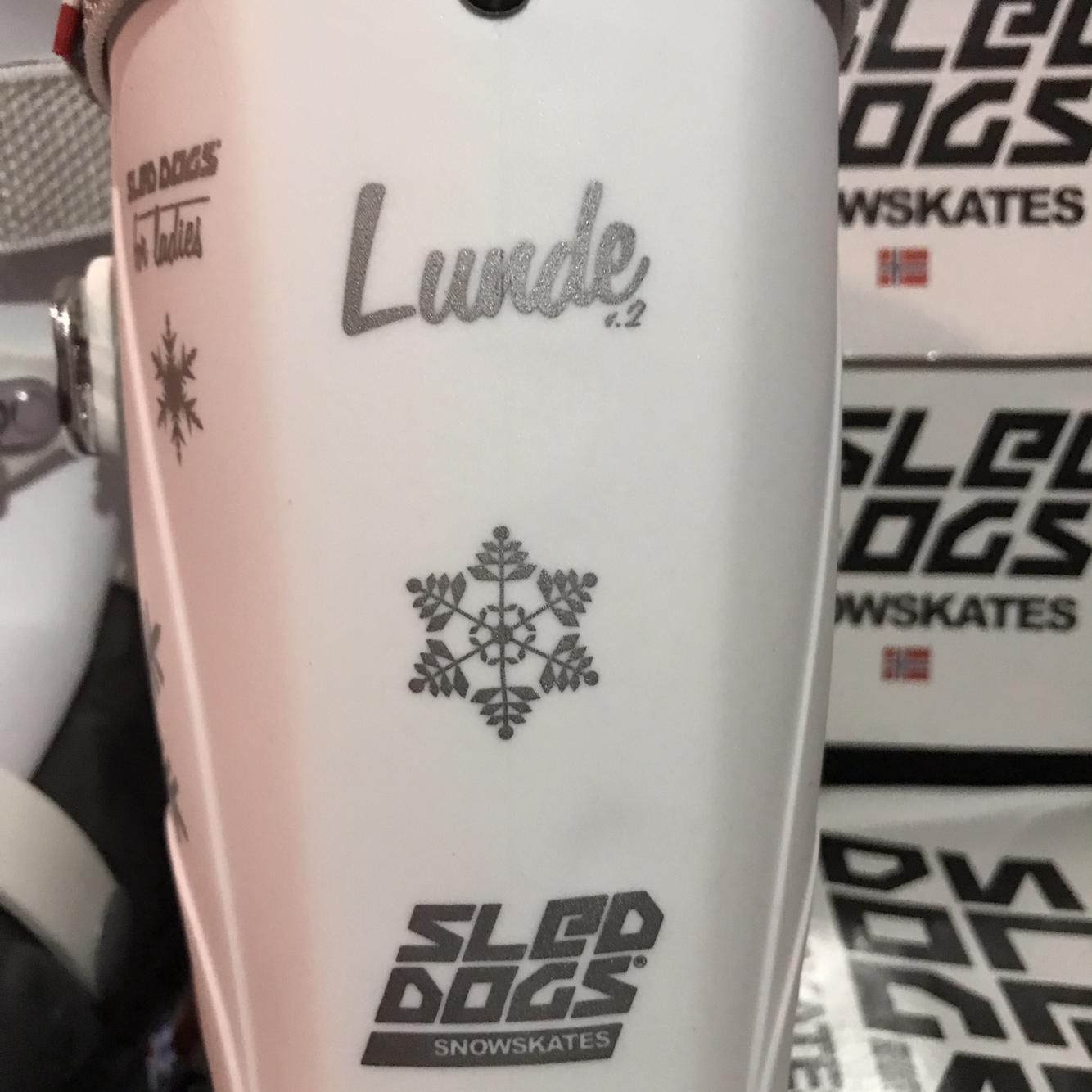 New Ice Skates For Snow Sled Dogs Snowskates Ladies Lunde Size 7 SidelineSwap