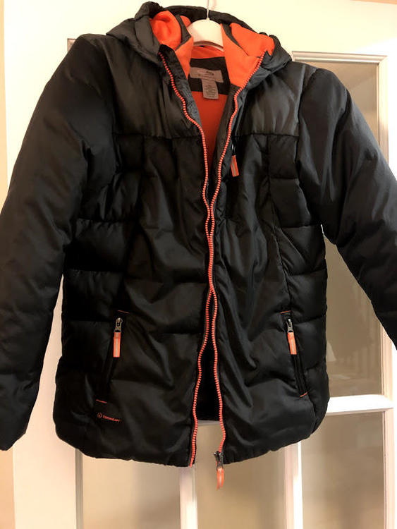 champion jacket orange