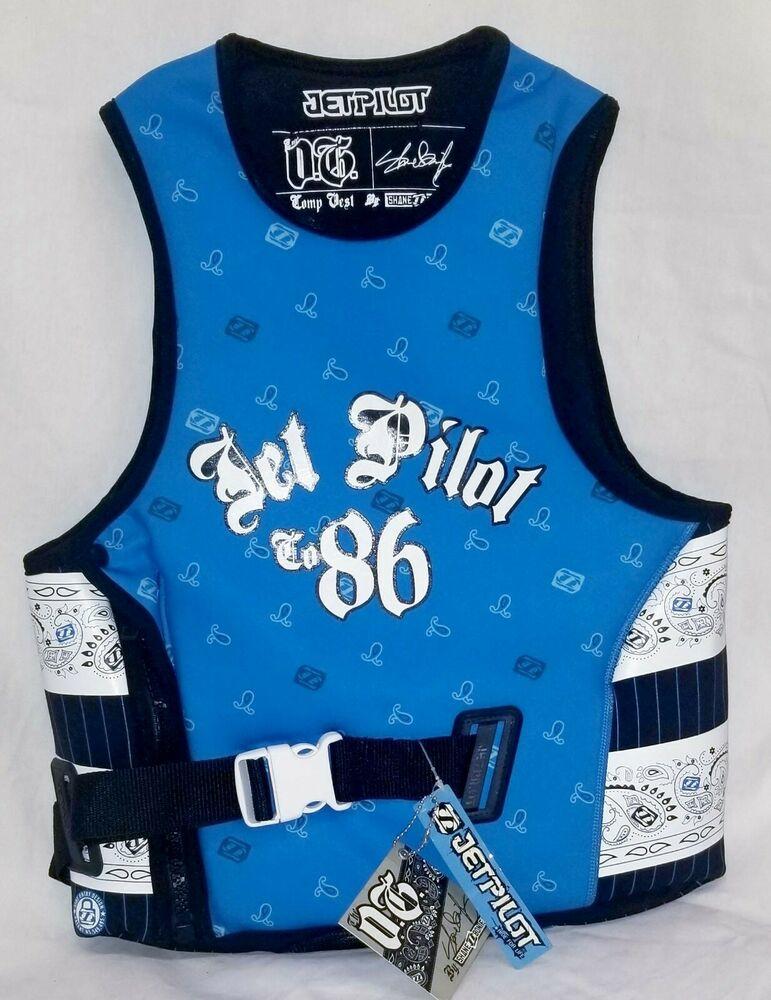 $125 Womens Jet Pilot by Body Glove LUXE Comp Vest Water Ski Jacket Ladies Pink