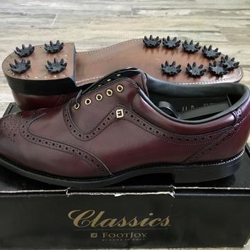 footjoy classic wingtip golf shoes