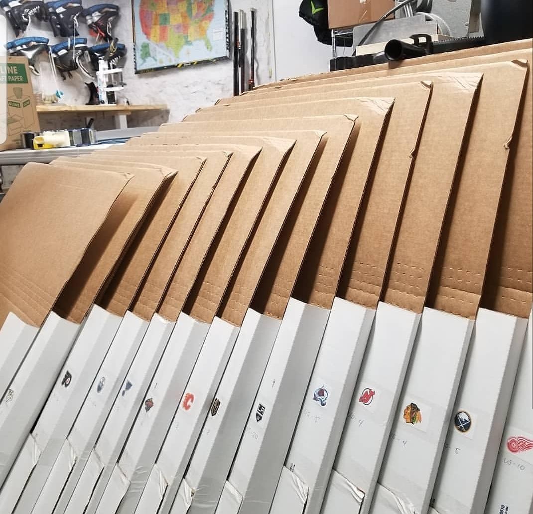 Custom NHL approved shot blockers SidelineSwap