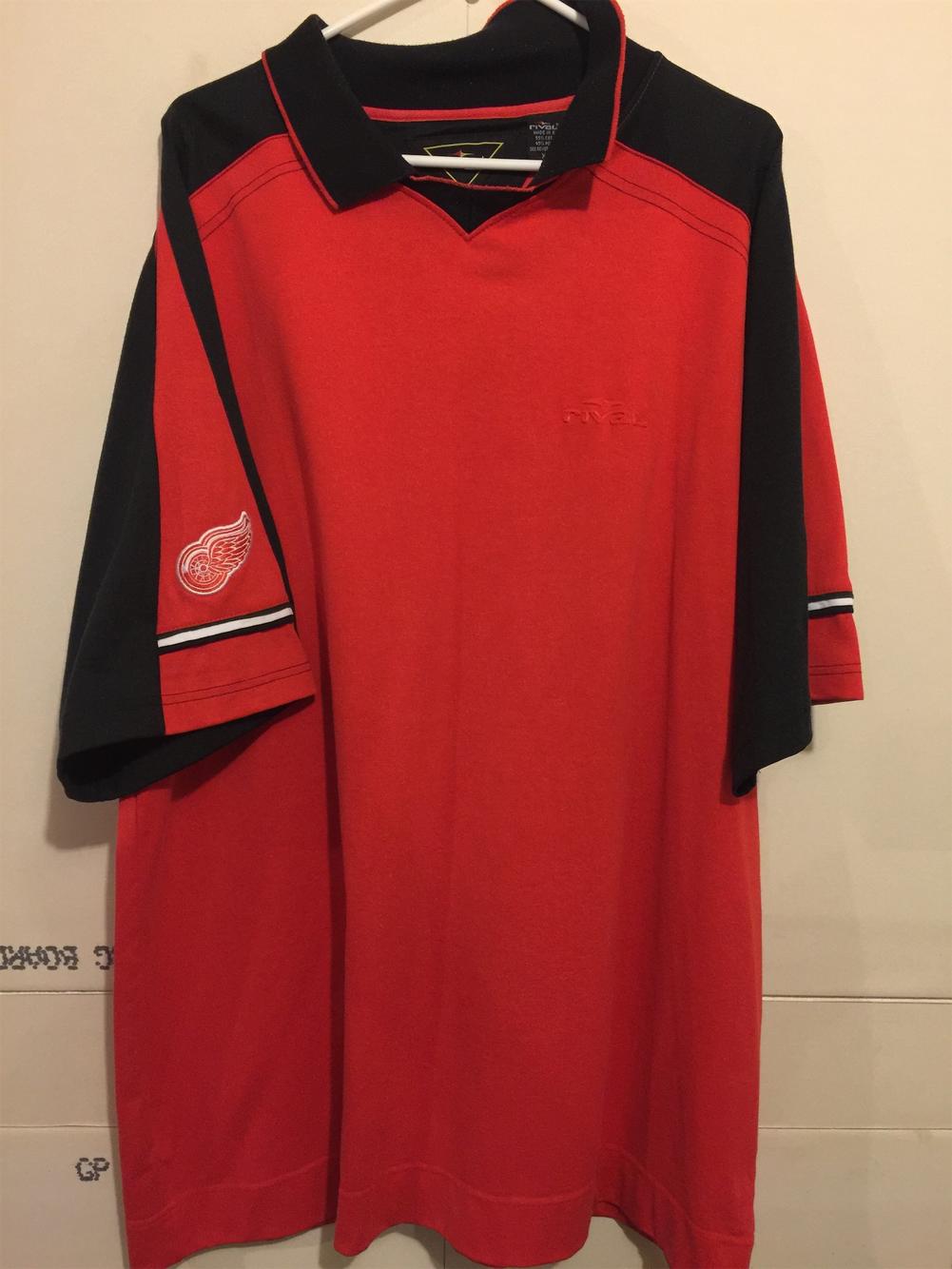 NHL DETROIT RED WING Men's XXL Adult GOLF SHIRT SidelineSwap