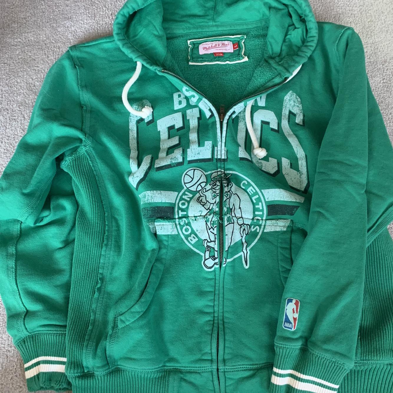 celtics zip up hoodie