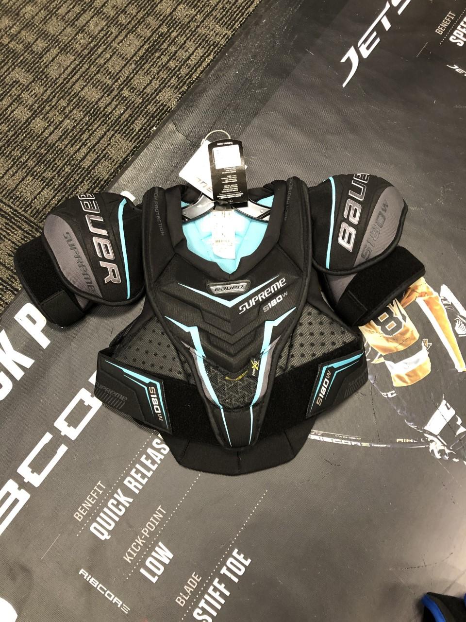 New Bauer Womens Supreme S180 Shoulder Pads Senior Extra Small