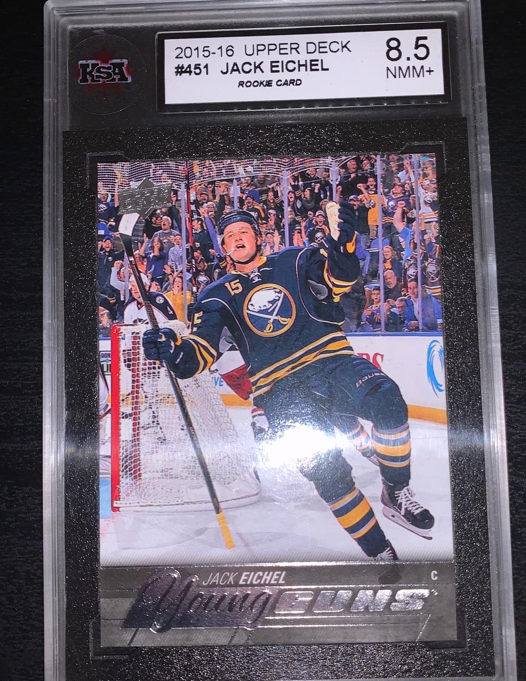 Jack Eichel Young Guns Rookie Card SidelineSwap