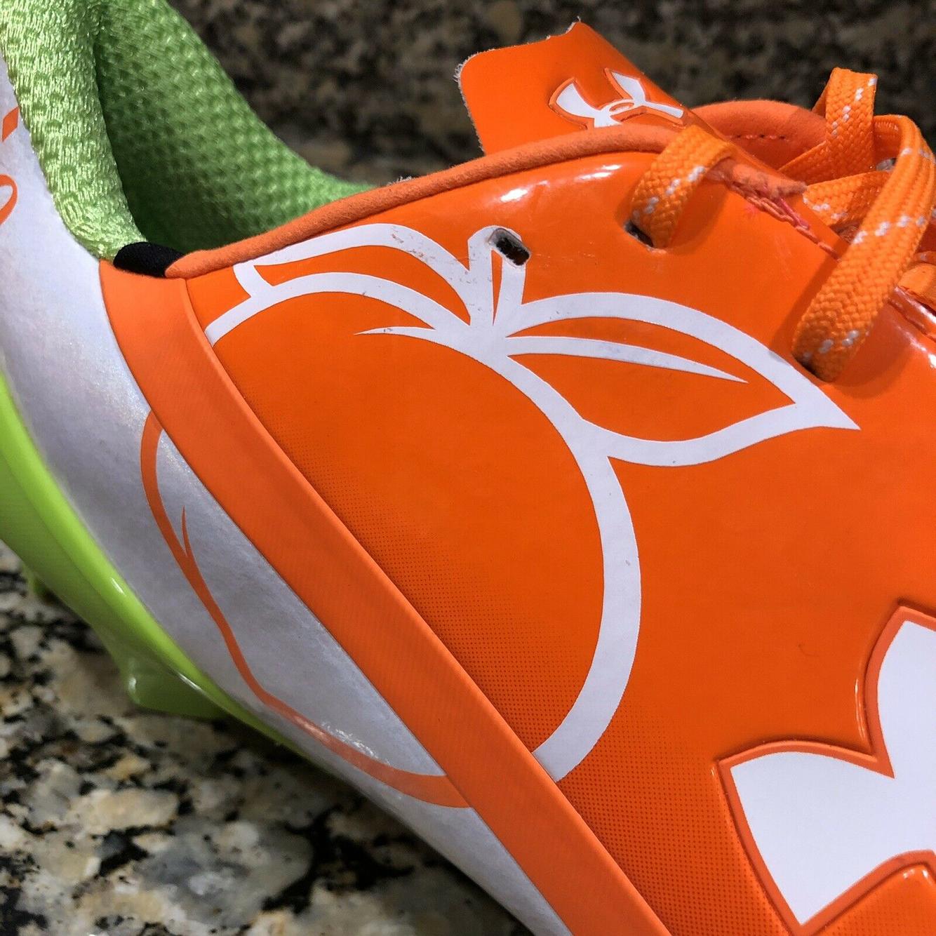 under armour spotlight cleats orange