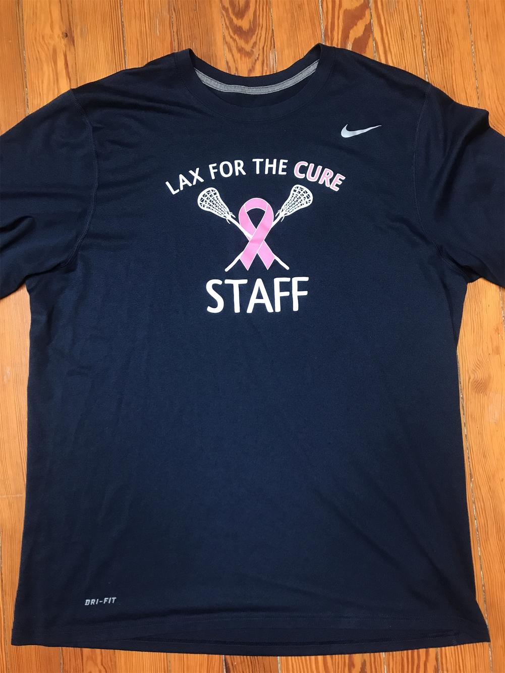 Nike Lax For The Cure Drifit “Staff” Tshirt SidelineSwap