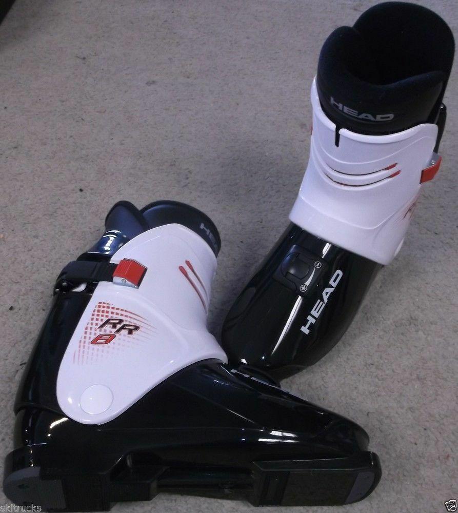 HEAD,RR8,BLACK/WHITE, REAR ENTRY, SKI BOOTS, size 25.5, one strap, easy
