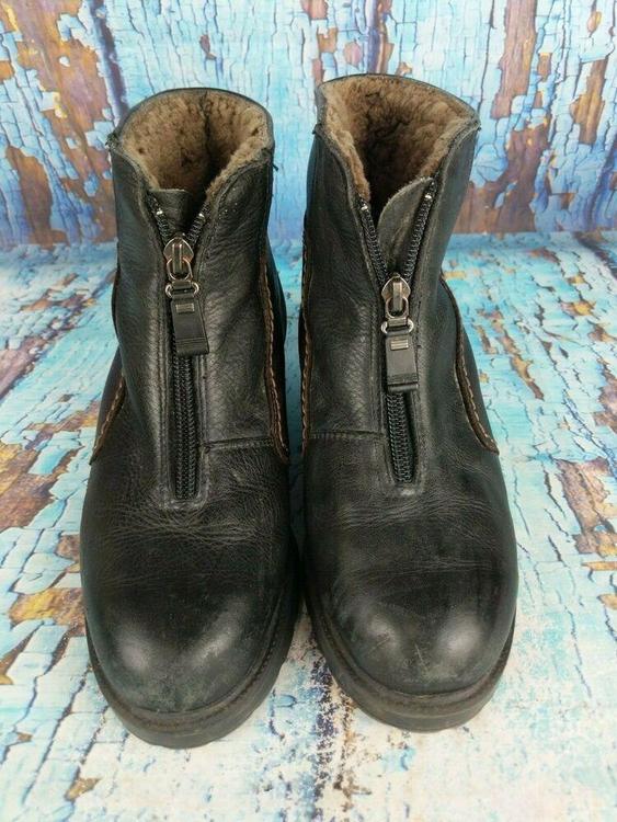 shearling lined winter boots