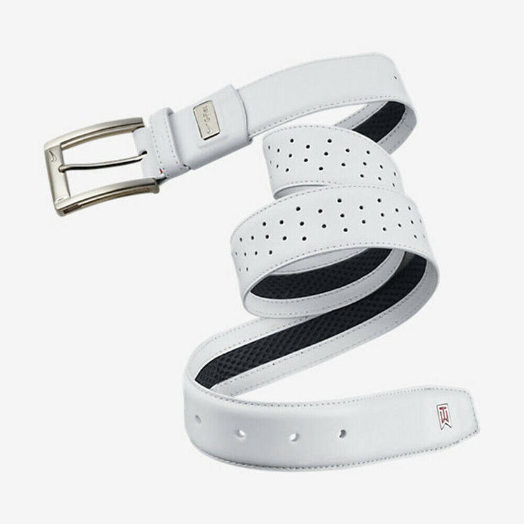 tiger woods white belt
