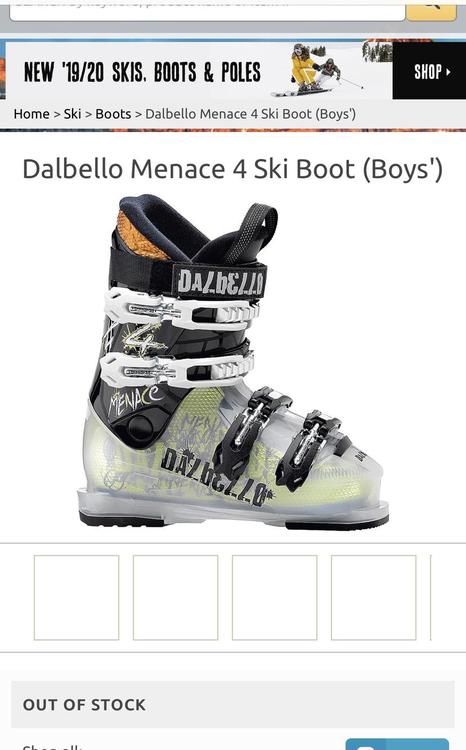 Dalbello Menace 4 Ski Boots Kids