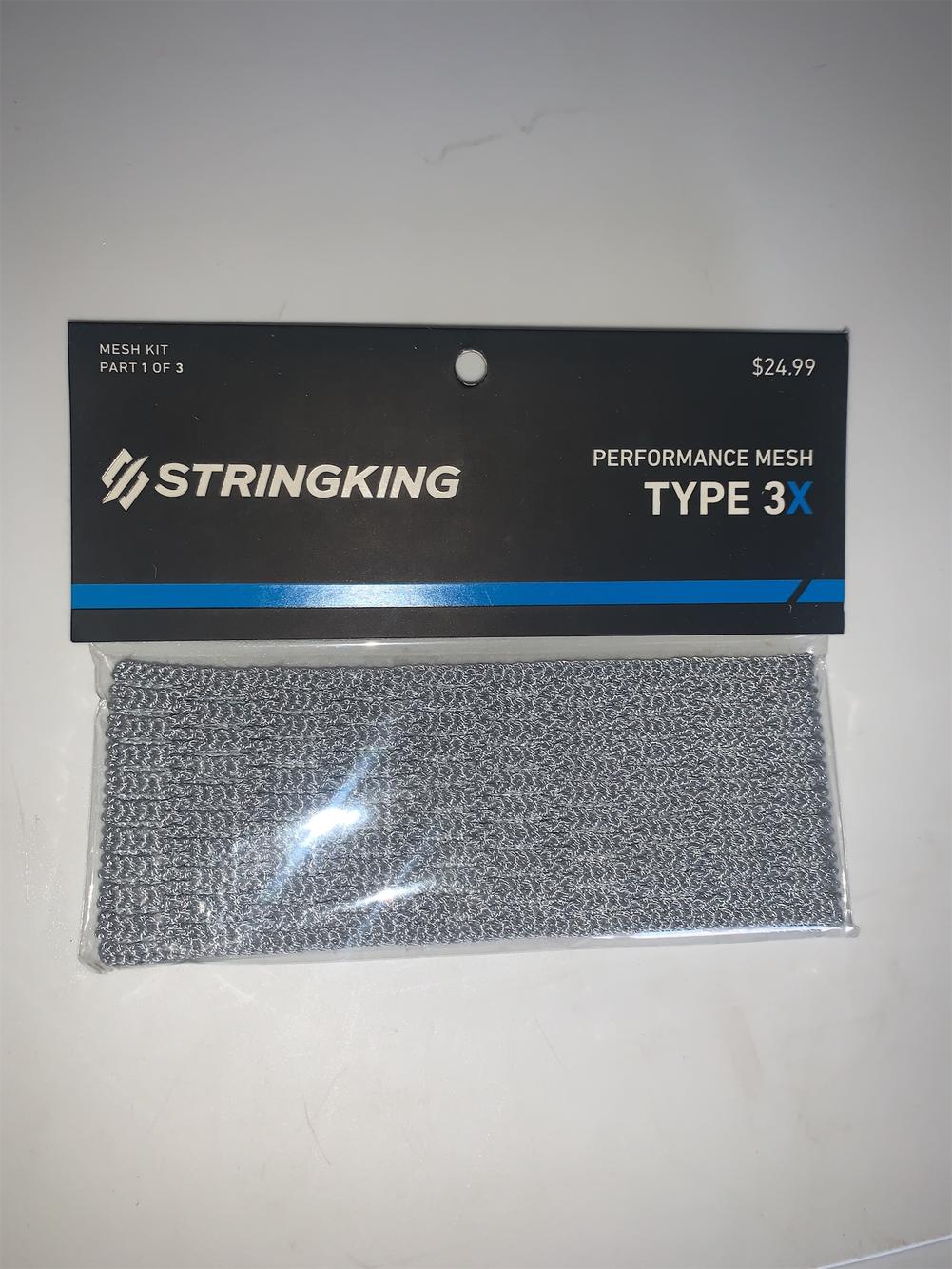 NEW StringKing Type 3X Mesh SILVER SidelineSwap
