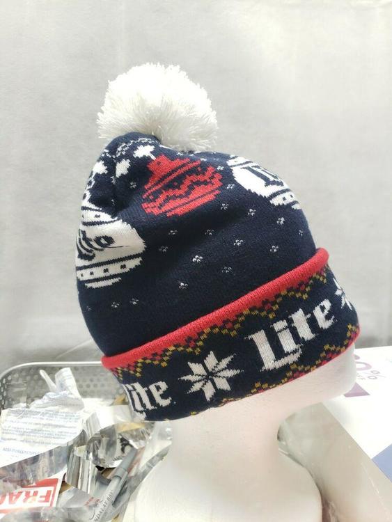 miller lite christmas hat