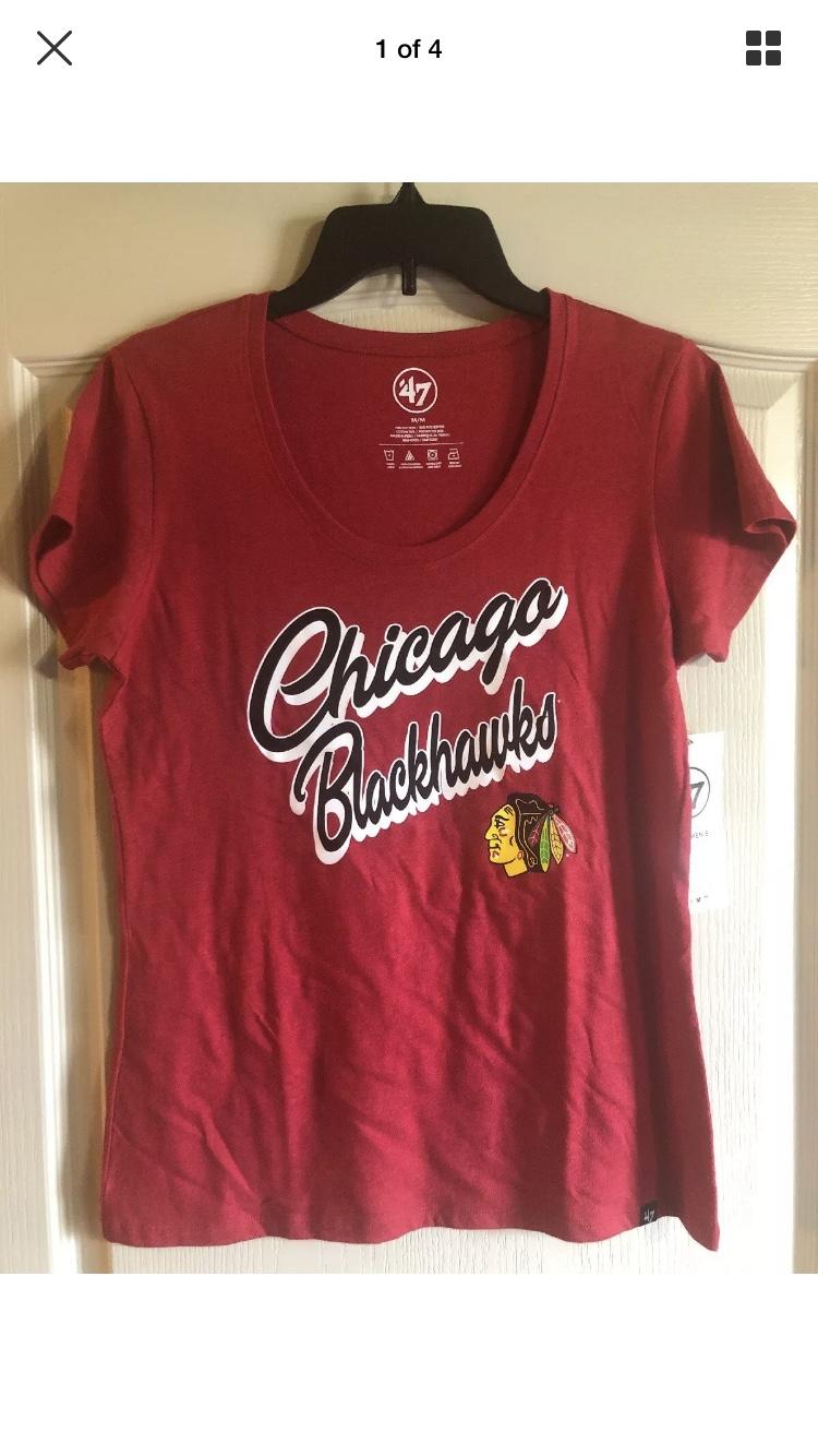 women's blackhawks shirt