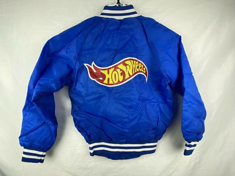 Rare Vintage Hot Wheels Jacket Youth Sz Med Taylor USA Fans Club Jacket