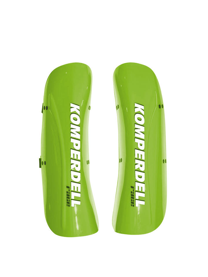 KOMPERDELL Shin Guards Profi World Cup Green slalom ski race Protection
