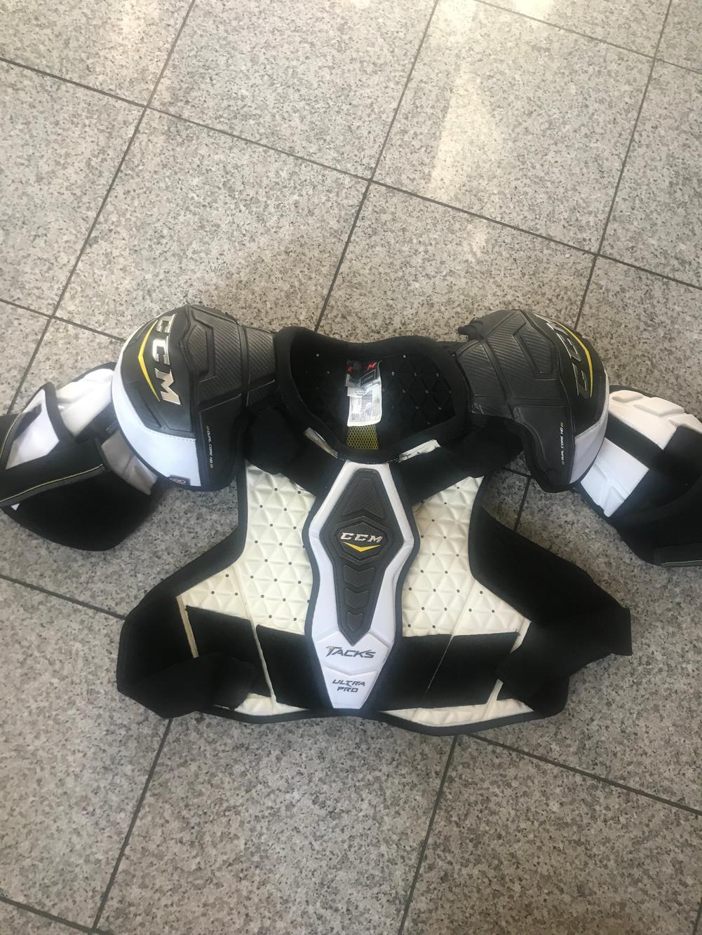 New CCM Ultra Tacks Pro Shoulder Pads Senior Pro Stock Colorado