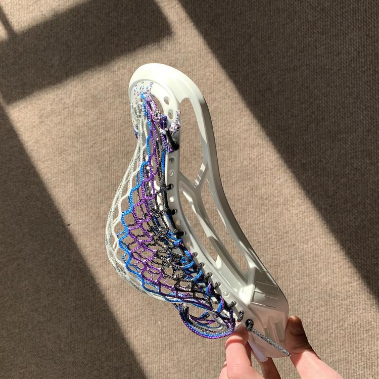 Throne Lacrosse Limited Edition Fiber 2 Vice Pack Includes Mesh and Stringing