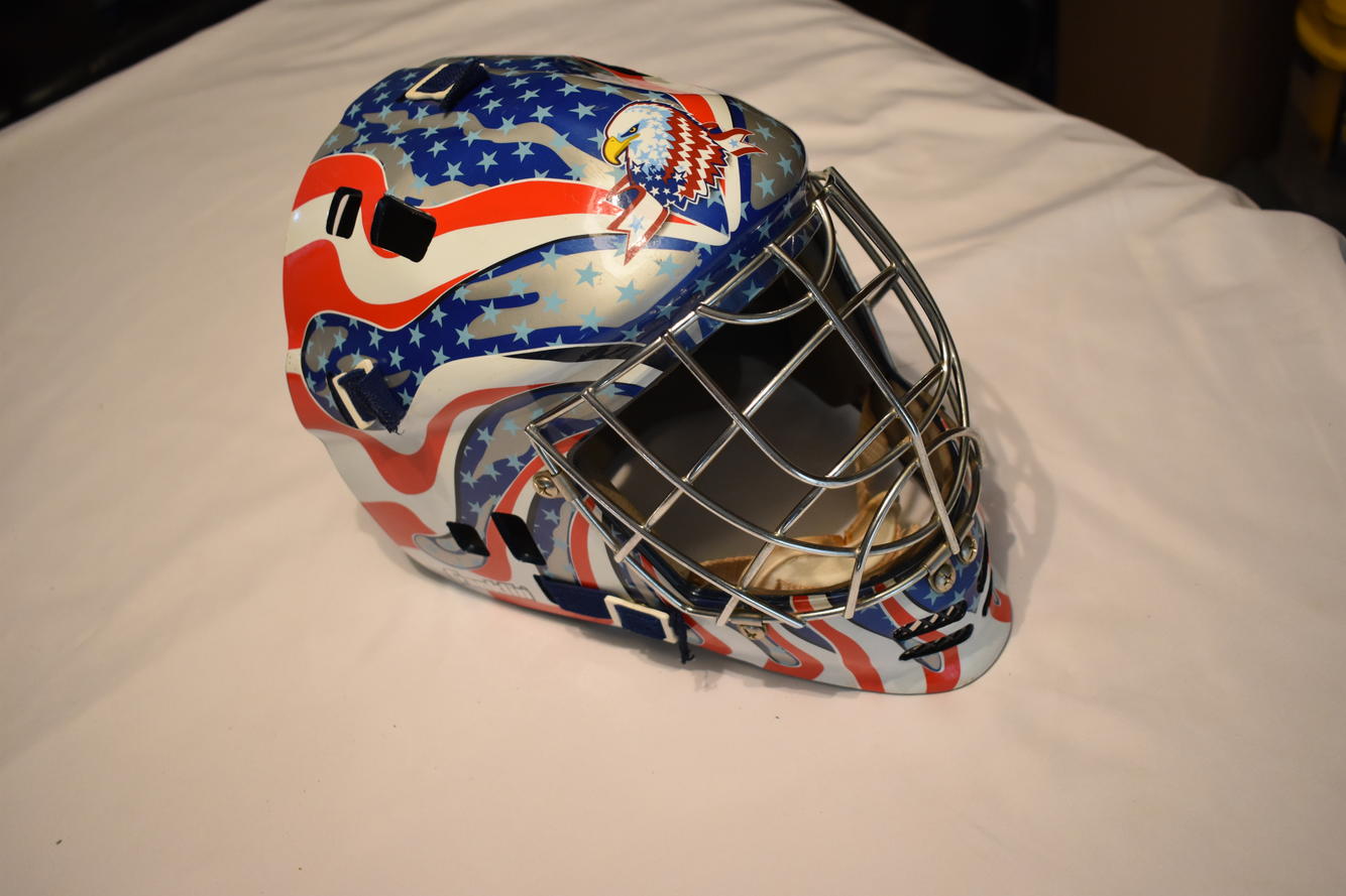 Franklin American Flag/Eagle Hockey Goalie Mask (GFM100) Youth