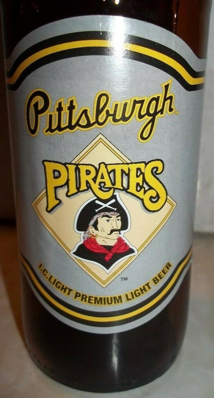 PITTSBURGH PIRATES 2017 I C LIGHT 12oz Beer Bottle IRON CITY PITTSBURGH