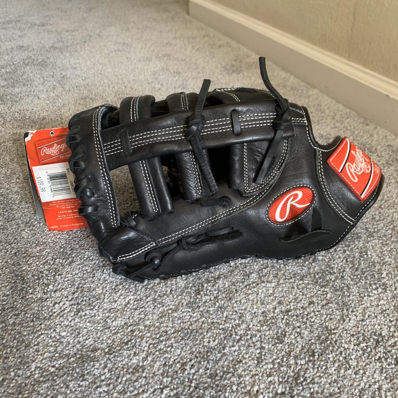 New First Base Gold Glove 12" Youth But Fits Adult SidelineSwap