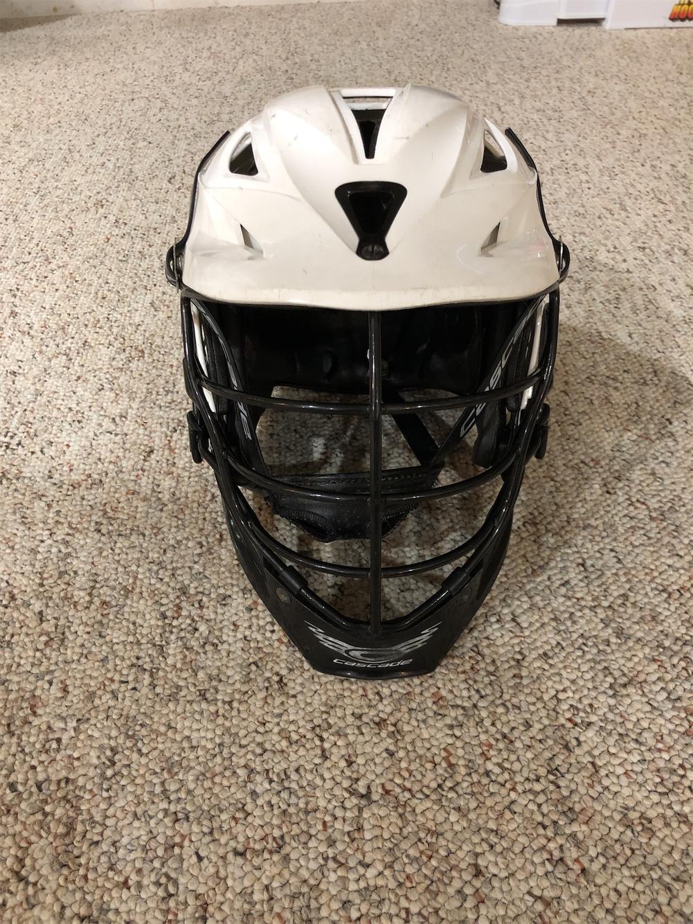 White Adult Cascade R Helmet SidelineSwap