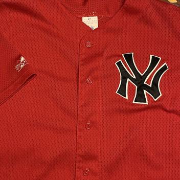 red new york yankees jersey