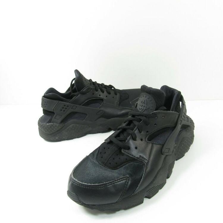 Nike Air Huarache Run Womens 634835-012 Black Running Training Shoes Size 8.5