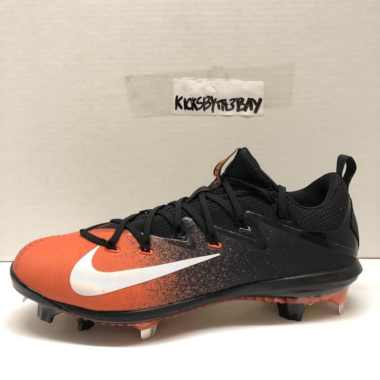 orange black baseball cleats