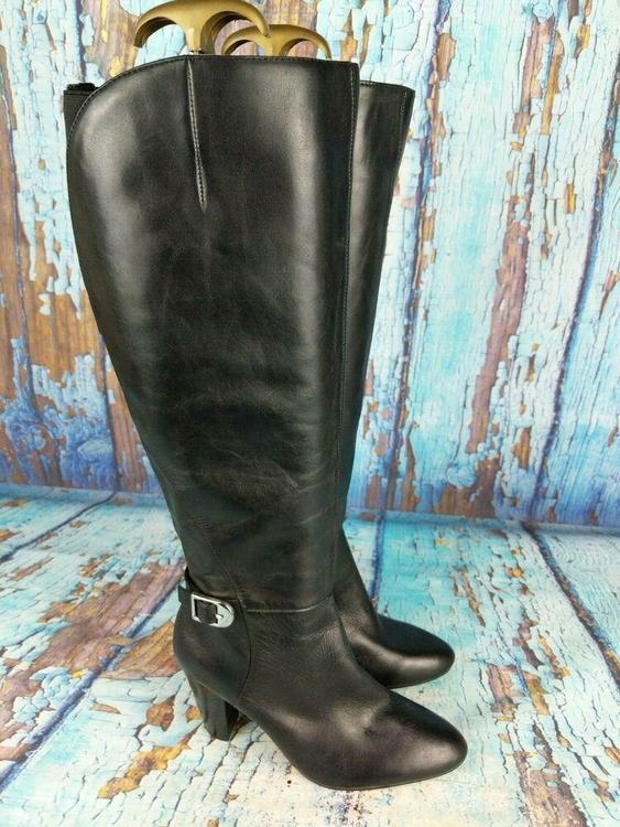 womens tall leather dress boots