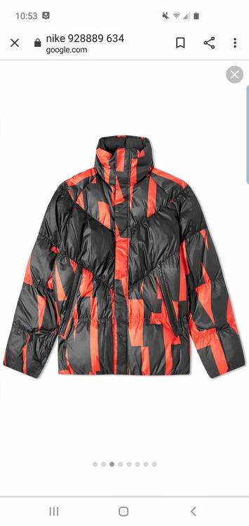 nike down fill aop jacket