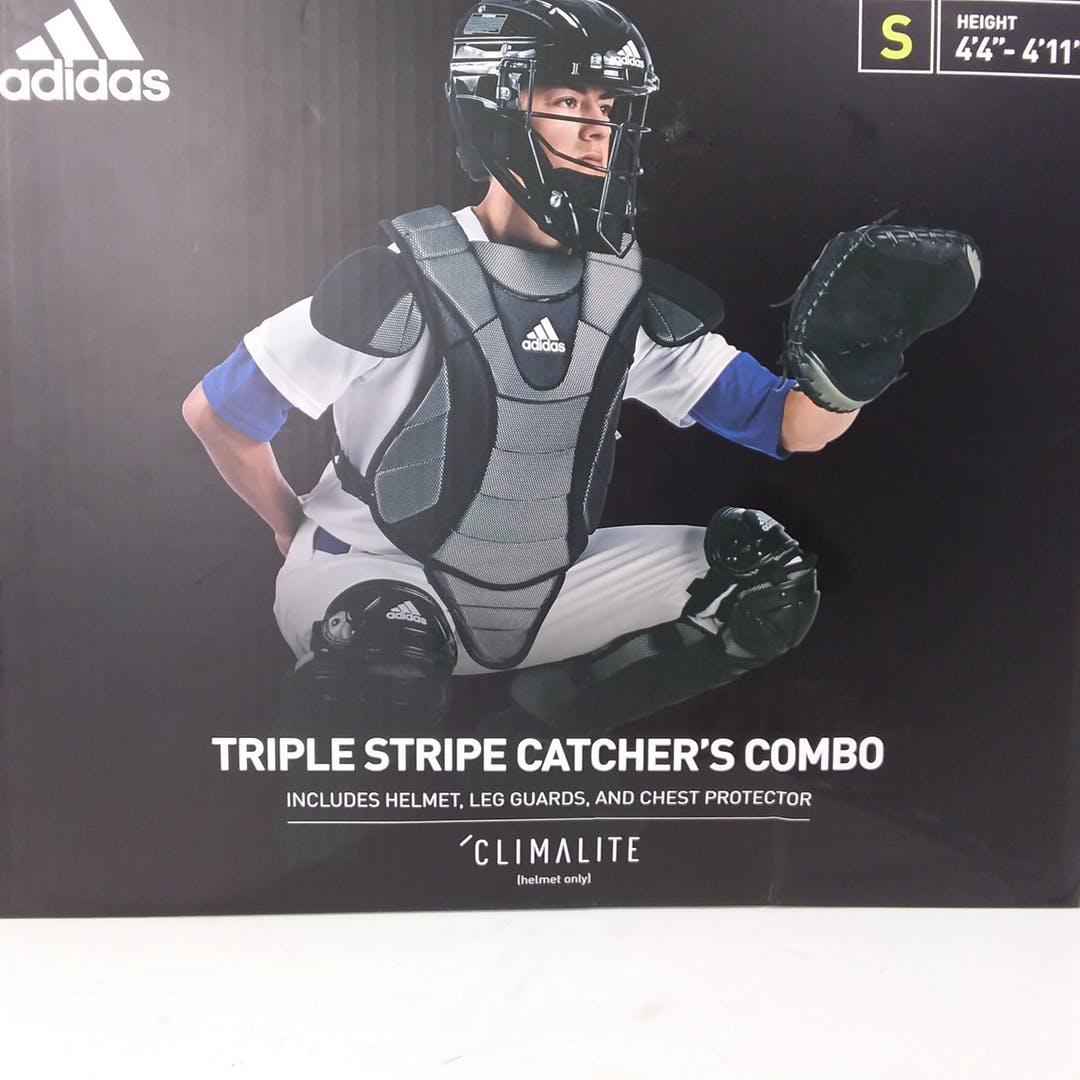 adidas triple stripe catcher's gear