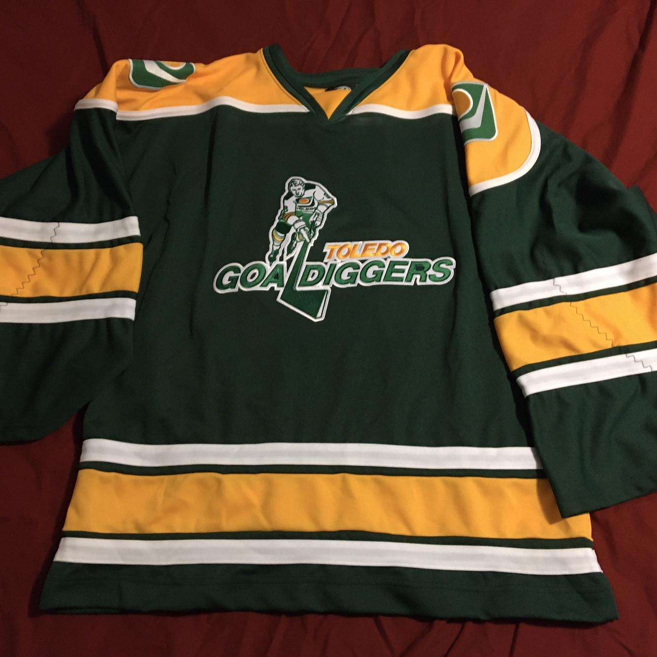 Toledo Goal Diggers (Walleye) New 52 Pro Stock Hockey Jersey SidelineSwap
