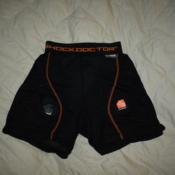 Shock Doctor 366 Girls or Womens Core Hockey Short with Pelvic Protector