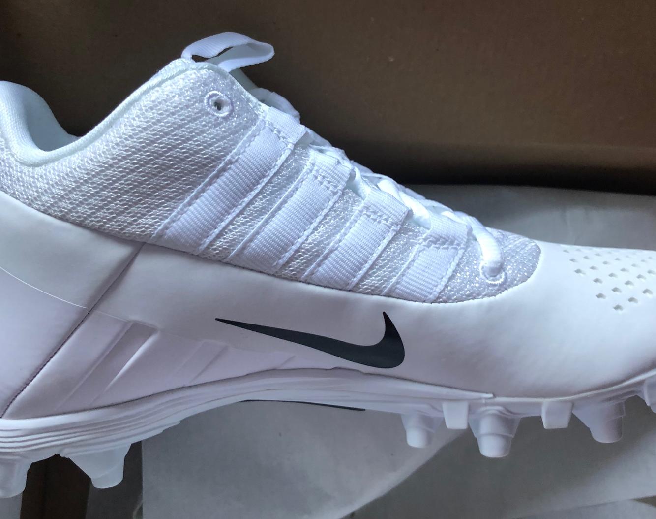 nike huarache cleats white