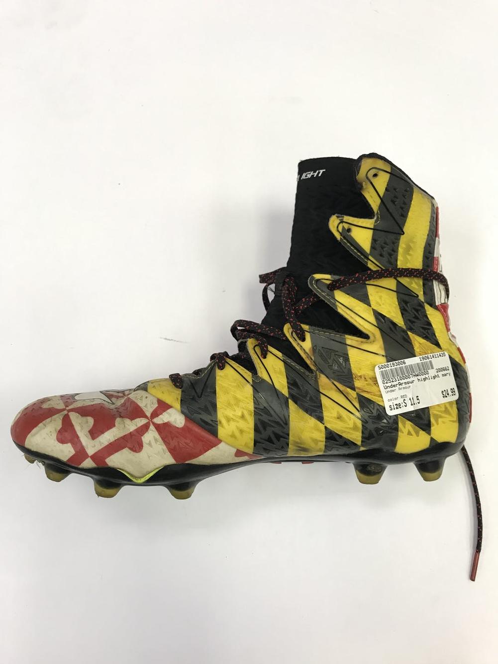 under armour maryland football cleats