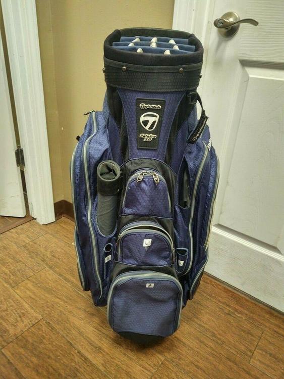 blue taylormade golf bag