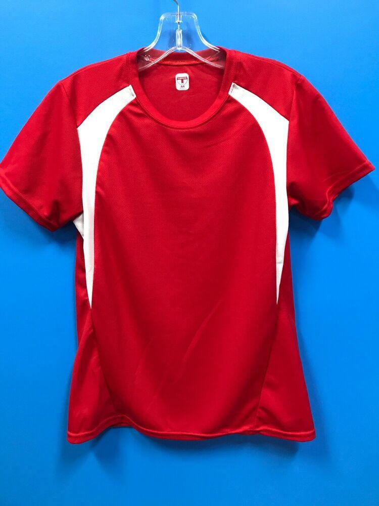 NEW Teamwork 100 Polyester Youth Soccer Jersey Shirt Color Scarlet Red