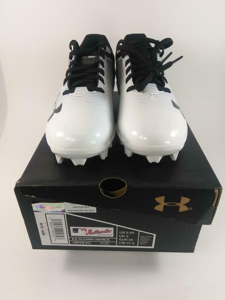 boys white baseball cleats