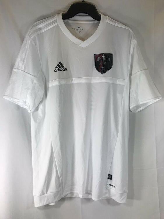 Adidas Mutiny #21 MLS Match Soccer Jersey Athletic Shirt White Mens - Medium Firm Price Adidas Mutiny #21 MLS Match Soccer Jersey Athletic Shirt White Mens - Medium Firm Price
