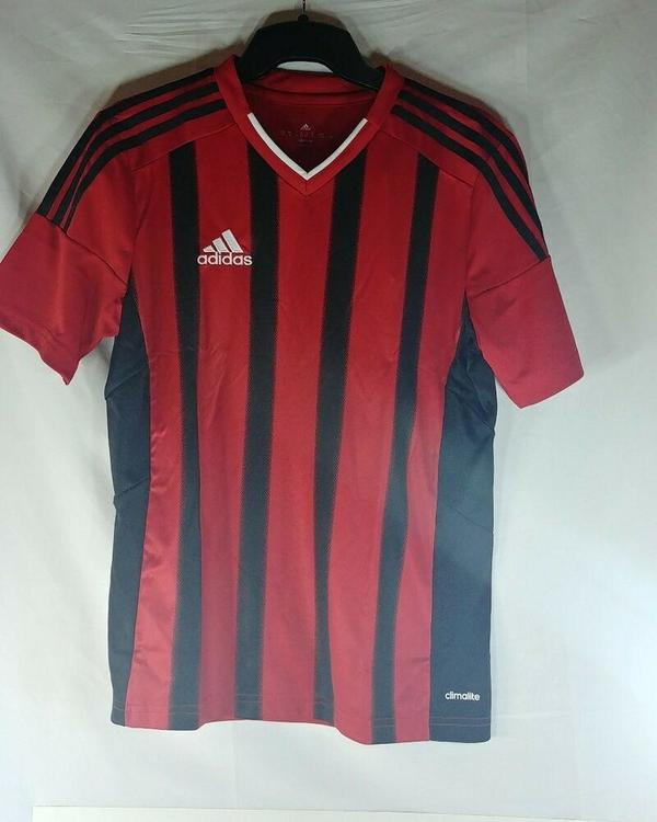 red black soccer jersey