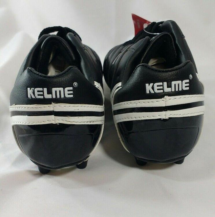 Kelme Ultra Jr Size 11.5 Black White Soccer Cleats Shoes