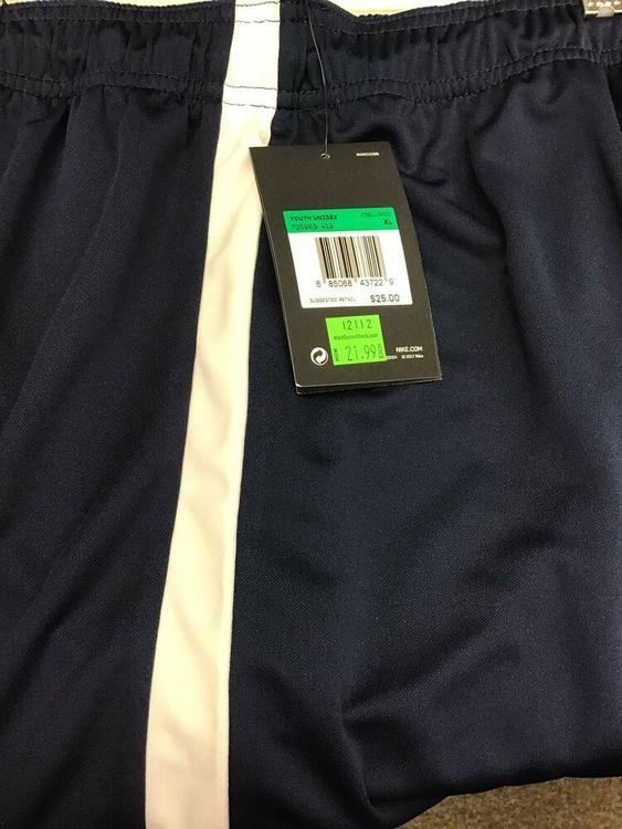 nike navy blue soccer shorts
