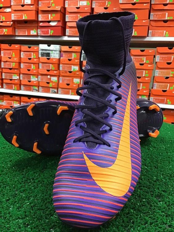 nike mercurial purple and orange