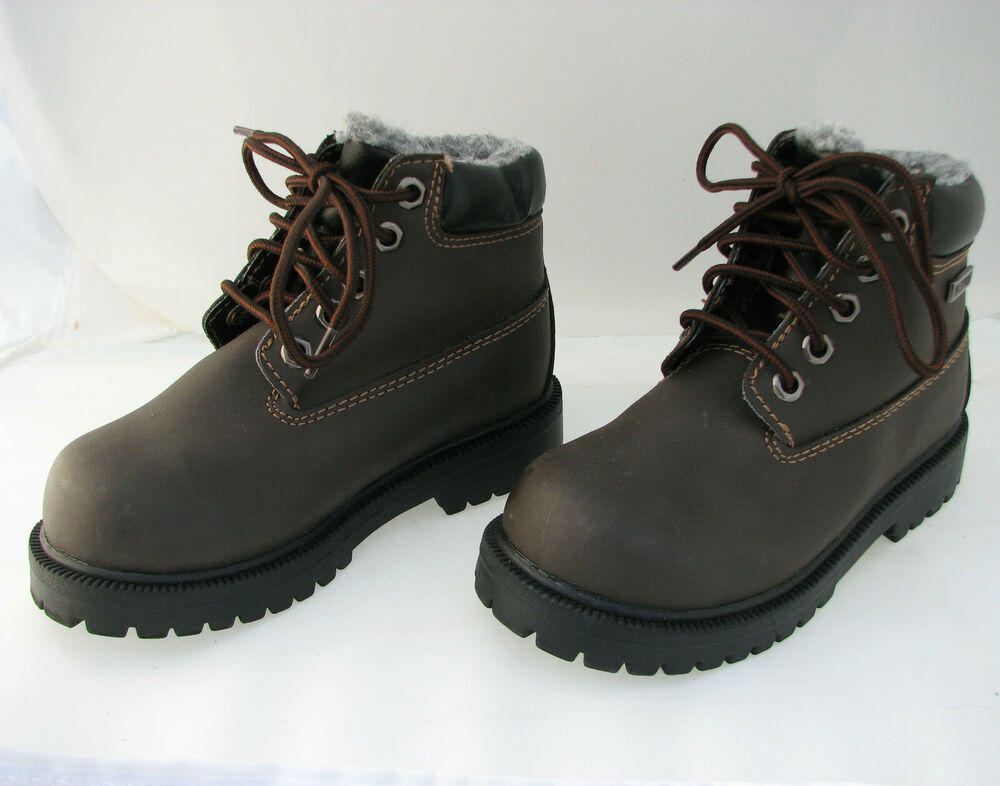 Smartfit Kids Toddler Boys Girls Waterproof Brown Leather Boots Size 10 5 New Footwear Turfs Indoor Sneakers Training