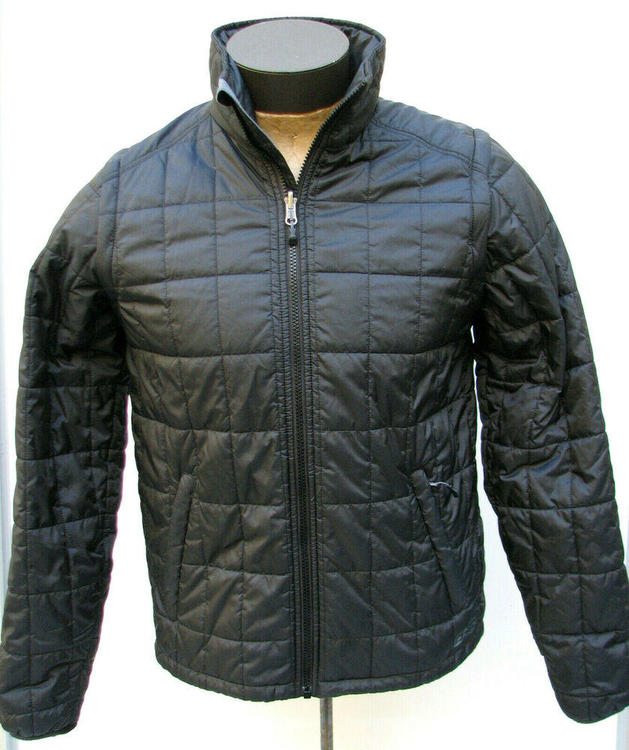 black puffer jacket vest