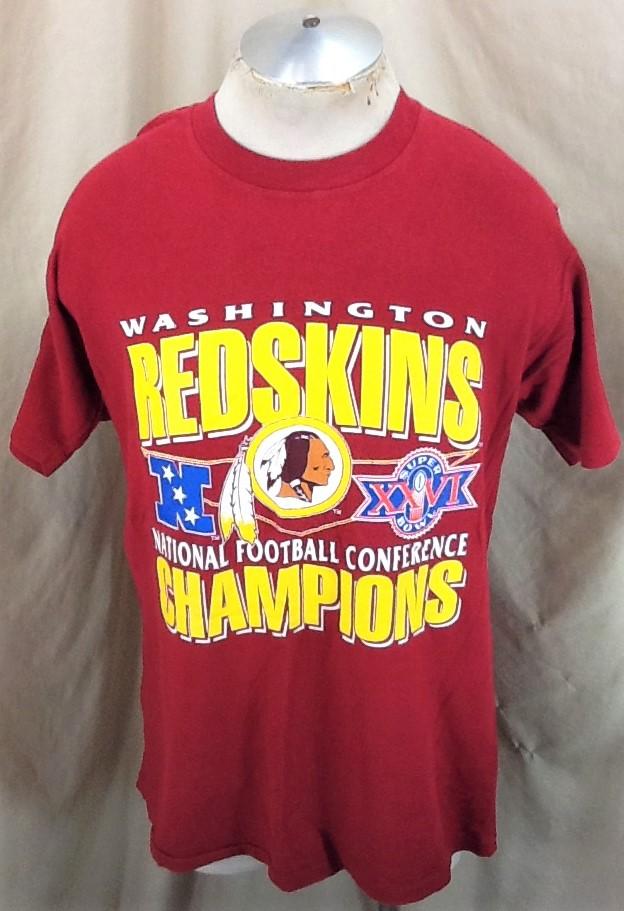 washington redskins t shirt retro