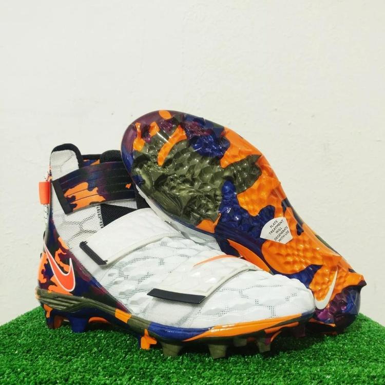 size 2 football cleats