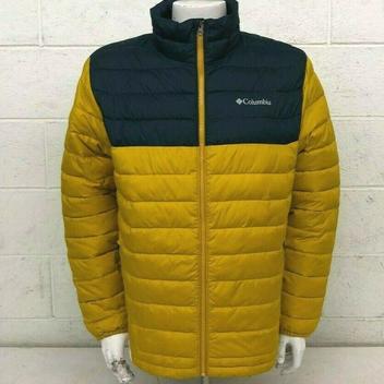 yellow columbia jacket